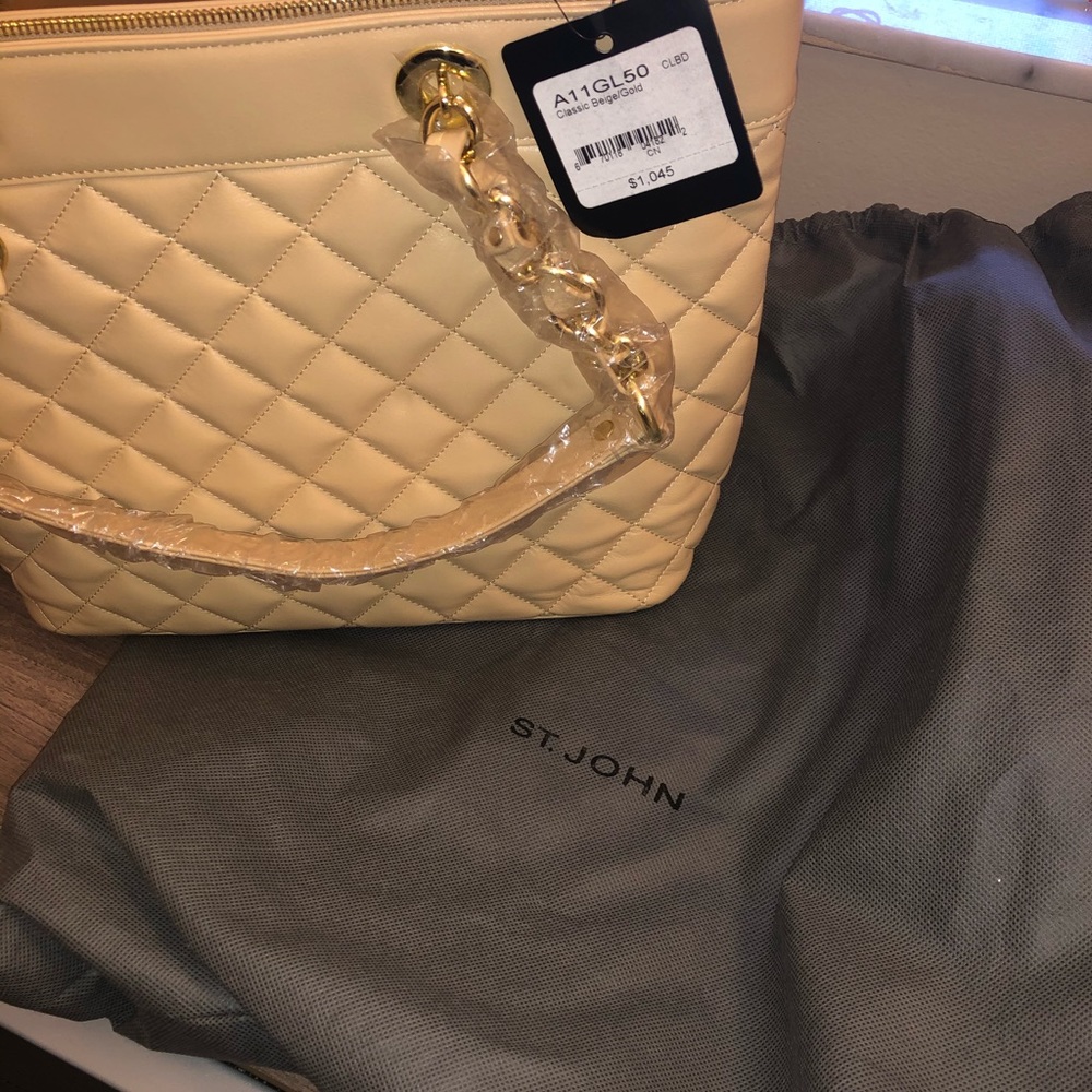 At John Beige Purse
